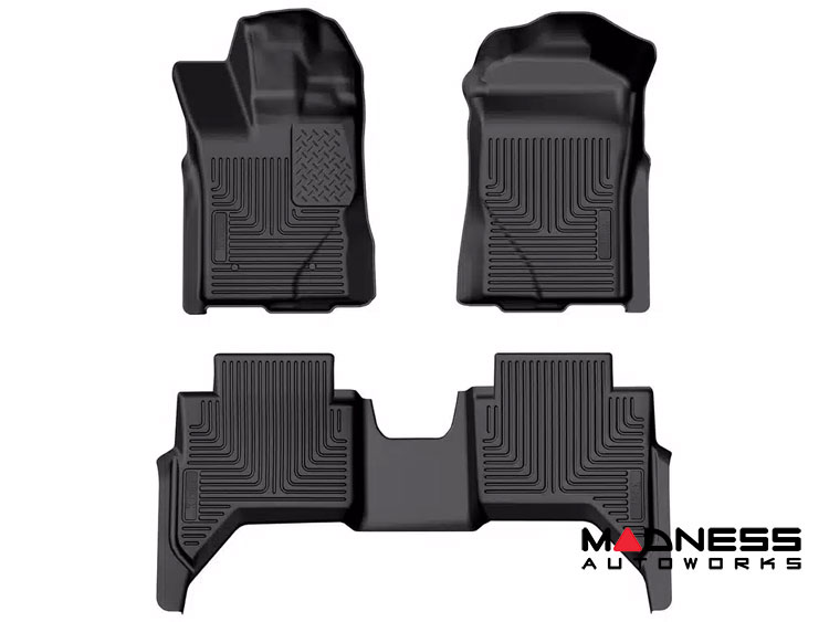 Ford Ranger Floor Liners - Front & Rear - Weather Beater - Crew Cab